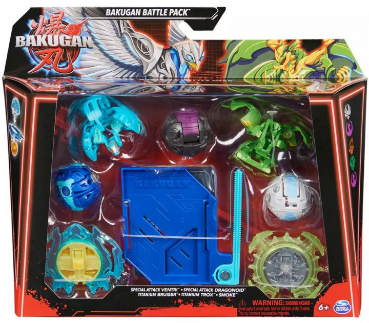 Bakugan 3.0 Battle Pack - Ventri og Dragonoid i gruppen LEKER, BARN OG BABY / Leker / Figurer, miniatyrer og tilbehør hos TP E-commerce Nordic AB (D05039)