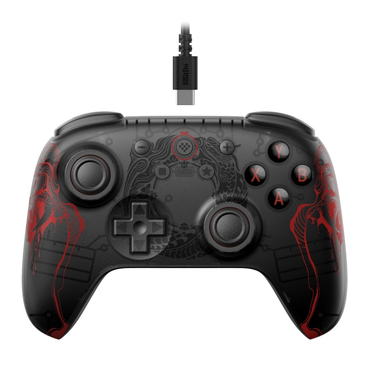 8Bitdo Ultimate 2C Wired Pad Black Myth Wukong i gruppen Datautstyr / GAMING / Gaming-tilbehør hos TP E-commerce Nordic AB (D05092)