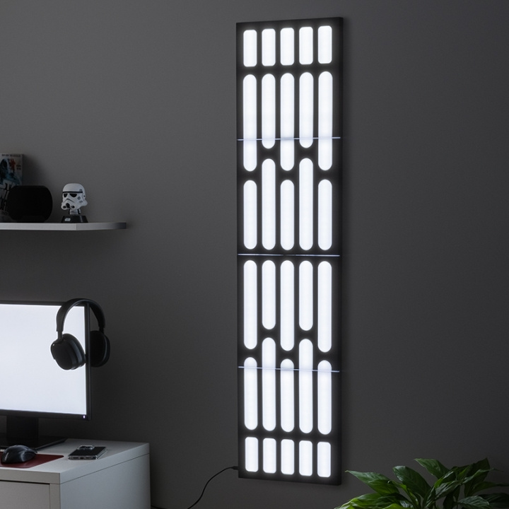 Paladone Death Star Wall Panel Light i gruppen Elektronikk / Lys / Vegglamper hos TP E-commerce Nordic AB (D05132)