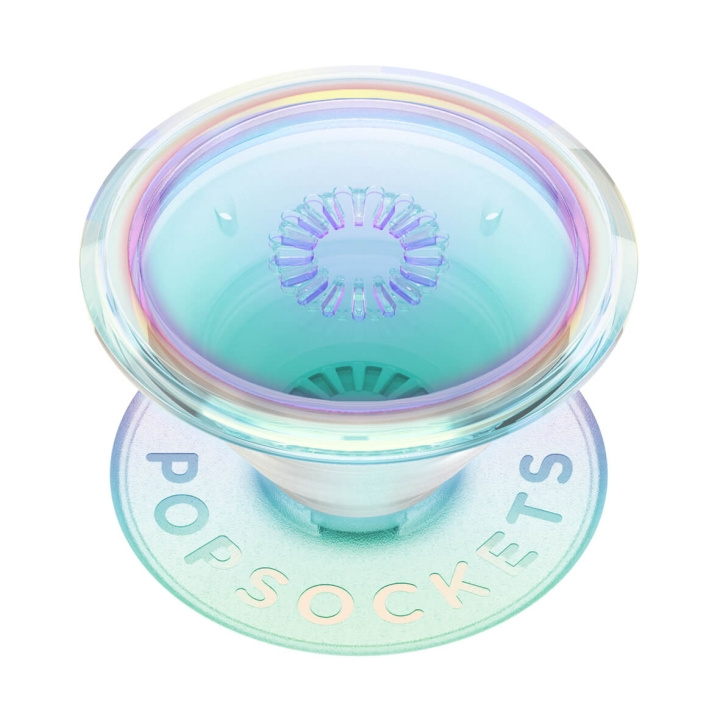 PopSockets PopGrip Original Clear Iridescent i gruppen SMARTTELEFON & NETTBRETT / Annet tilbehør / Popsockets hos TP E-commerce Nordic AB (D05317)