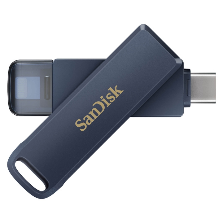 SanDisk USB-stasjon iXpand Phone Drive 128 GB i gruppen Elektronikk / Lagringsmedia / USB-Pinner / Type C hos TP E-commerce Nordic AB (D05378)