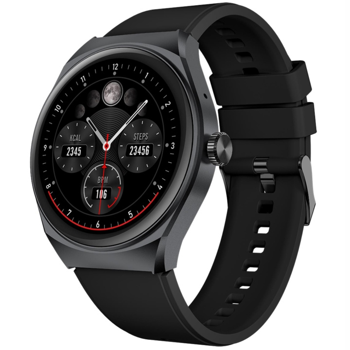 Celly Trainerhalo Smartwatch med rund urtavla Svart i gruppen SPORT, FRITID & HOBBY / Smartwatch og Aktivitetsmålere / Smartwatches hos TP E-commerce Nordic AB (D05523)