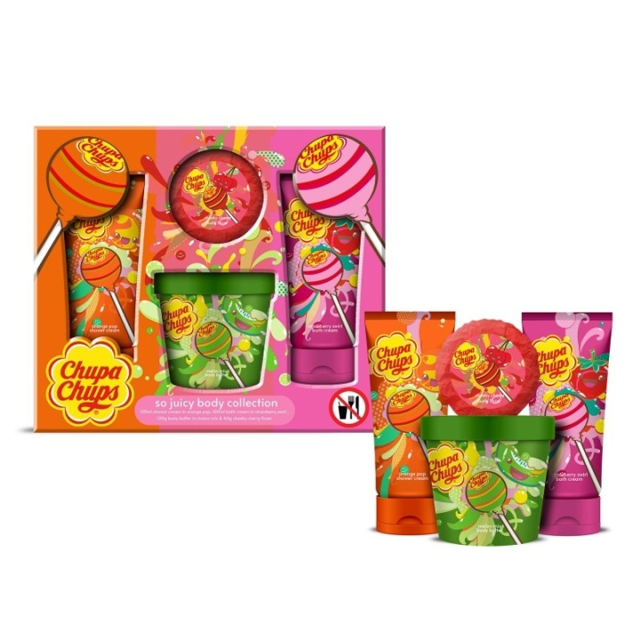 Chupa Chups Giftset Chupa Chups Body Care Collection i gruppen HELSE OG SKJØNNHET / Gavesett / Gavesett for henne hos TP E-commerce Nordic AB (D05582)