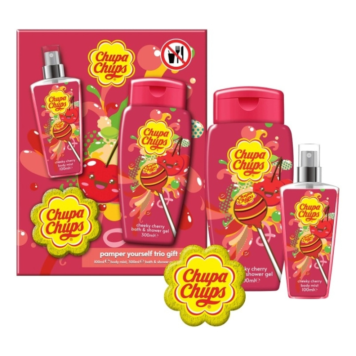 Chupa Chups Giftset Chupa Chups Pamper Yourself Trio i gruppen HELSE OG SKJØNNHET / Gavesett / Gavesett for henne hos TP E-commerce Nordic AB (D05583)