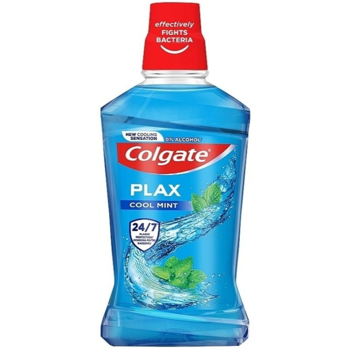 Colgate Plax Munnskyll Cool Mint 500 ml i gruppen HELSE OG SKJØNNHET / Munnpleie / Elektriske tannbørster tilbehør hos TP E-commerce Nordic AB (D05586)