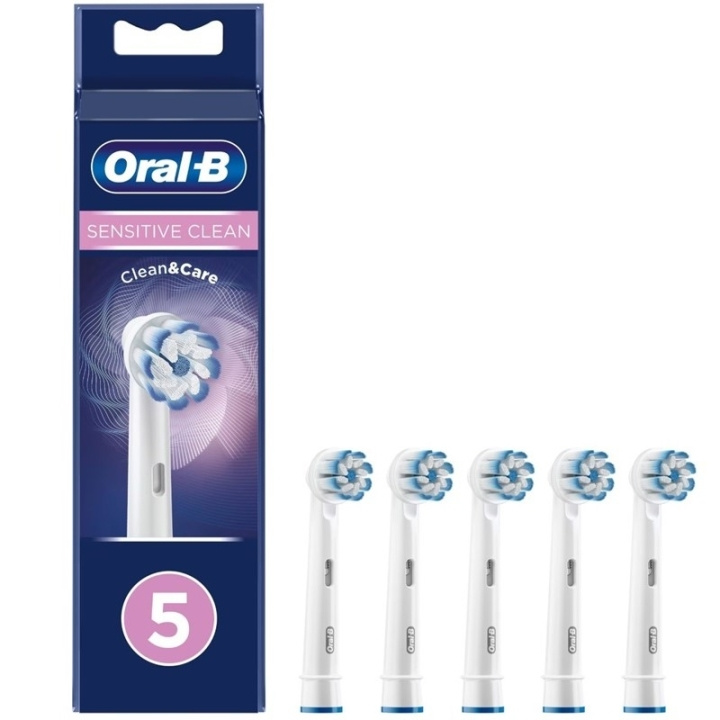 Oral B Sensitive Clean Toothbrush Head 5pc i gruppen HELSE OG SKJØNNHET / Munnpleie / Elektriske tannbørster tilbehør hos TP E-commerce Nordic AB (D05594)