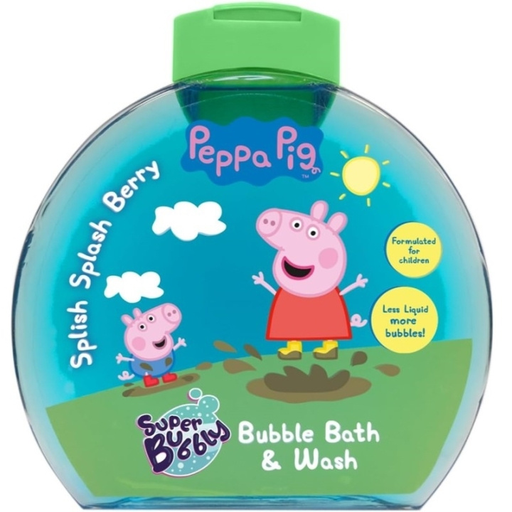 Peppa Pig Super Bubbly Bubble Bath & Wash 300 ml i gruppen HELSE OG SKJØNNHET / Hudpleie / Kroppspleie / Bad- og dusjkrem hos TP E-commerce Nordic AB (D05599)