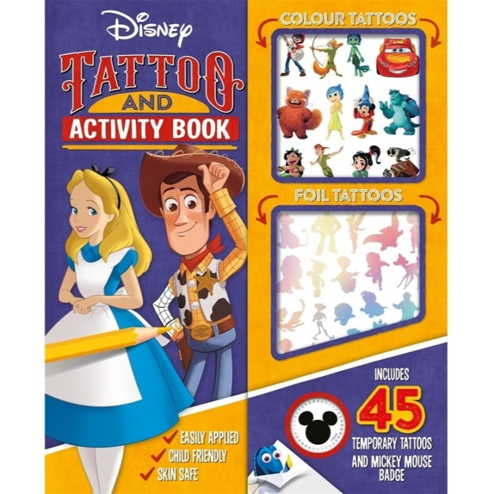 Disney Tattoo And Activity Book i gruppen LEKER, BARN OG BABY / Leker / Håndtverk hos TP E-commerce Nordic AB (D05608)