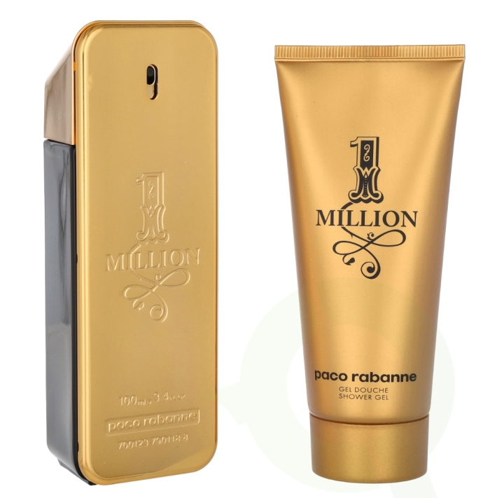 Paco Rabanne 1 Million Giftset 200 ml Edt Spray 100ml/Shower Gel 100ml i gruppen HELSE OG SKJØNNHET / Duft og parfyme / Parfyme / Parfyme for han hos TP E-commerce Nordic AB (D05691)