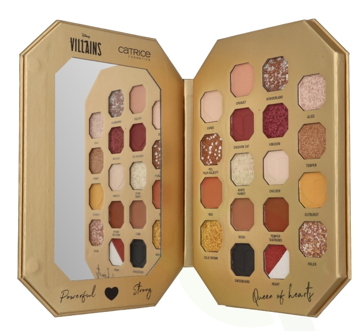 Catrice Disney Villains Queen Of Hearts Palette Lim. Edition 18 g i gruppen HELSE OG SKJØNNHET / Makeup / Verktøy og sminkesett / Sminkepalett hos TP E-commerce Nordic AB (D05794)