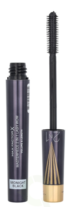 Max Factor Masterpiece 2 In 1 Lash Wow Mascara 7 ml #03 Midnight Black i gruppen HELSE OG SKJØNNHET / Makeup / Øyne og øyebryn / Mascara hos TP E-commerce Nordic AB (D05828)