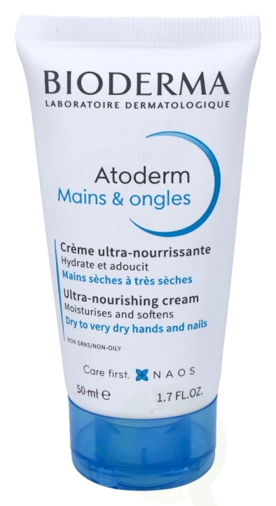 Bioderma Atoderm Mains & Ongles Ultra Repair 50 ml Dry To Very Dry Hands And Nails i gruppen HELSE OG SKJØNNHET / Hudpleie / Kroppspleie / Body lotion hos TP E-commerce Nordic AB (D06005)