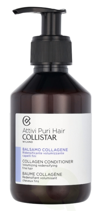 Collistar Attivi Puri Collagen Conditioner 200 ml i gruppen HELSE OG SKJØNNHET / Hår & styling / Hårpleie / Balsam hos TP E-commerce Nordic AB (D06048)