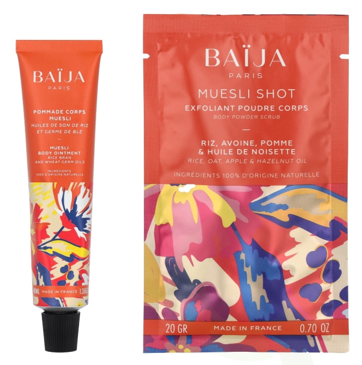 Baija Paris Baija My Muesli Body Set 60 g Body Ointment 40ml/Exfoliating Powder 20gr i gruppen HELSE OG SKJØNNHET / Hudpleie / Kroppspleie / Body lotion hos TP E-commerce Nordic AB (D06091)