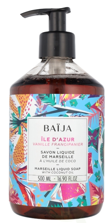 Baija Paris Baija Ile D\'Azur Liquid Soap 500 ml Vanille Frangipanier i gruppen HELSE OG SKJØNNHET / Hudpleie / Ansikt / Ansiktsolje hos TP E-commerce Nordic AB (D06114)