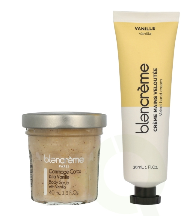 Blancreme Hand Cream Duo 70 ml Hand Cream 30ml/Scrub 40ml - Tonka i gruppen HELSE OG SKJØNNHET / Manikyr/pedikyr / Håndkrem hos TP E-commerce Nordic AB (D06121)