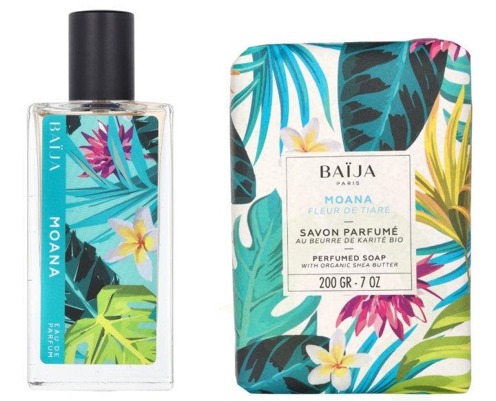 Baija Paris Baija Moana Body Treatment Set 250 ml Edp Spray 50ml/Solid Soap 200gr i gruppen HELSE OG SKJØNNHET / Duft og parfyme / Andre dufter / Duftspreder hos TP E-commerce Nordic AB (D06130)