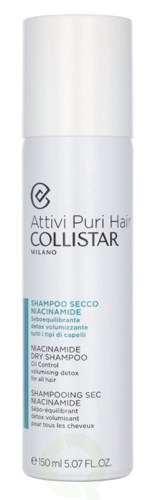 Collistar Attivi Puri Niacinamide Dry Shampoo 150 ml i gruppen HELSE OG SKJØNNHET / Hår & styling / Hårpleie / Sjampo hos TP E-commerce Nordic AB (D06157)