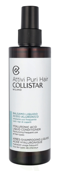 Collistar Attivi Puri Hyaluronsyre flytende balsam 200 ml i gruppen HELSE OG SKJØNNHET / Hår & styling / Hårpleie / Balsam hos TP E-commerce Nordic AB (D06158)