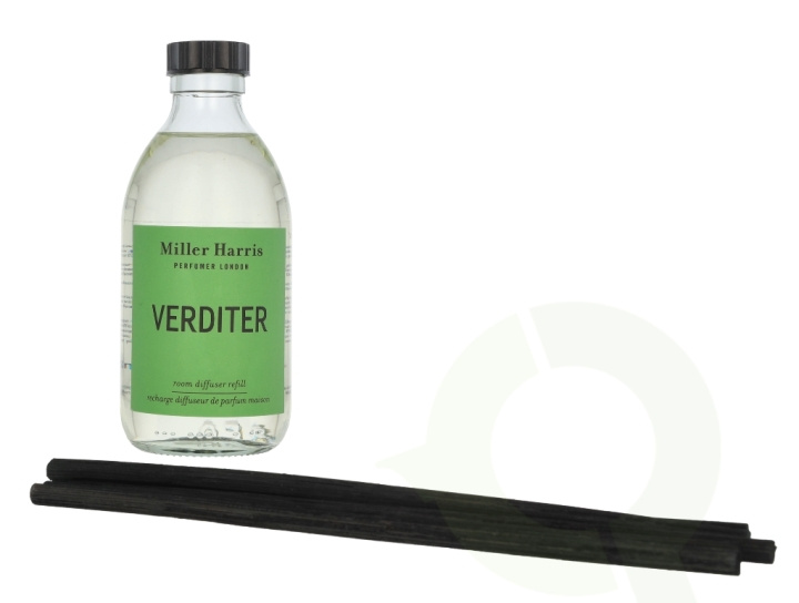 Miller Harris Verditer Diffuser Refill 250 ml i gruppen HELSE OG SKJØNNHET / Duft og parfyme / Andre dufter / Duftspreder hos TP E-commerce Nordic AB (D06194)