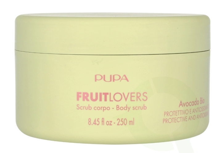 Pupa Milano Pupa Fruit Lovers Body Scrub Fruit Lover Gommage Corps 250 ml Avocado i gruppen HELSE OG SKJØNNHET / Hudpleie / Kroppspleie / Body lotion hos TP E-commerce Nordic AB (D06224)