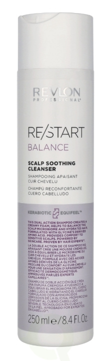 Revlon Re/Start Balance Scalp Soothing Cleanser Shampoo 250 ml i gruppen HELSE OG SKJØNNHET / Hår & styling / Hårpleie / Sjampo hos TP E-commerce Nordic AB (D06250)