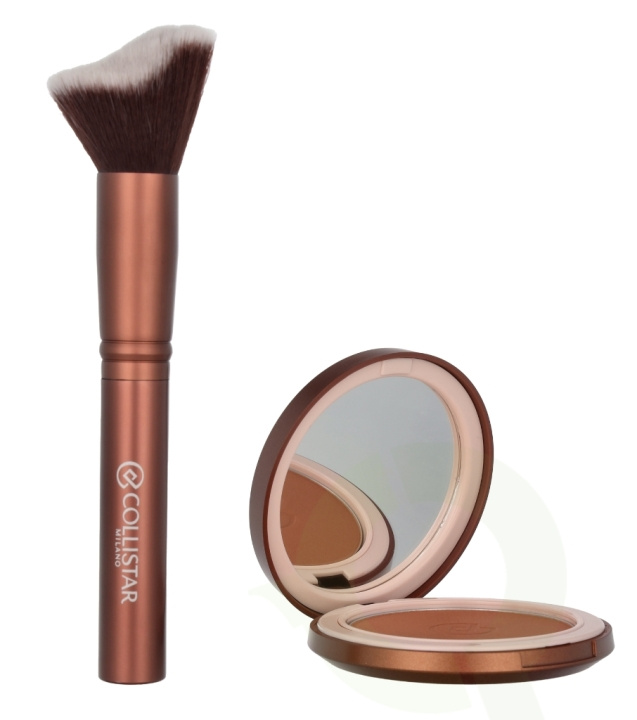 Collistar Bronzing Powder Set 10 g Bronzing Powder 4.4 Hawaii Matte 10g/Contouring Brush i gruppen HELSE OG SKJØNNHET / Makeup / Makeup ansikt / Pudder hos TP E-commerce Nordic AB (D06293)