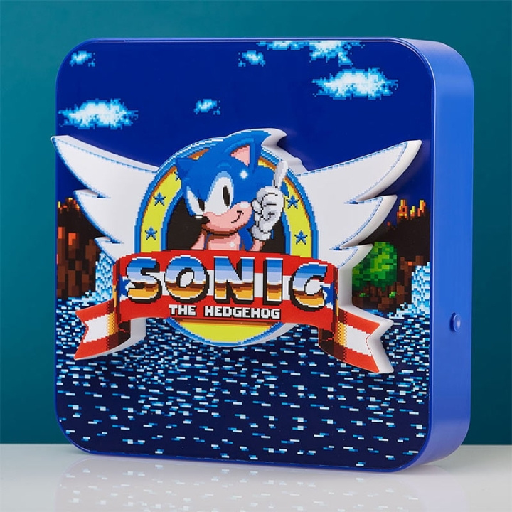 Numskull Sonic the Hedgehog 3D skrivebordslampe / vegglampe i gruppen LEKER, BARN OG BABY / Barnerom / Belysning / Bordlamper hos TP E-commerce Nordic AB (D06389)