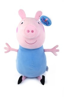 Peppa Pig Plysj 50 cm - George (I-PEP-9277-2-FO) i gruppen LEKER, BARN OG BABY / Babyleker (0-3 år) / Kosedyr hos TP E-commerce Nordic AB (D06489)