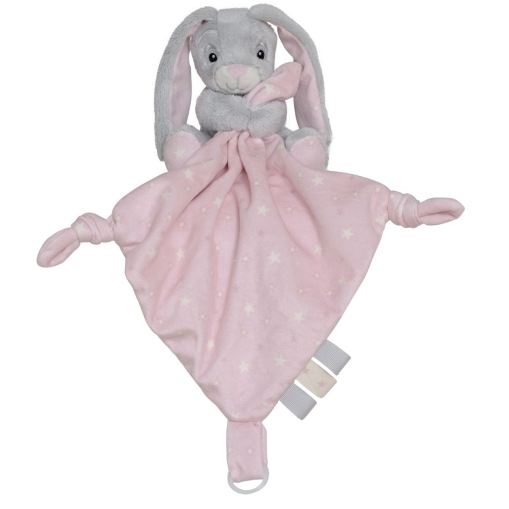 My Teddy Dyneteppe Bunny Rosa (28-280023) i gruppen LEKER, BARN OG BABY / Barnetekstiler / Suttekluter hos TP E-commerce Nordic AB (D06509)