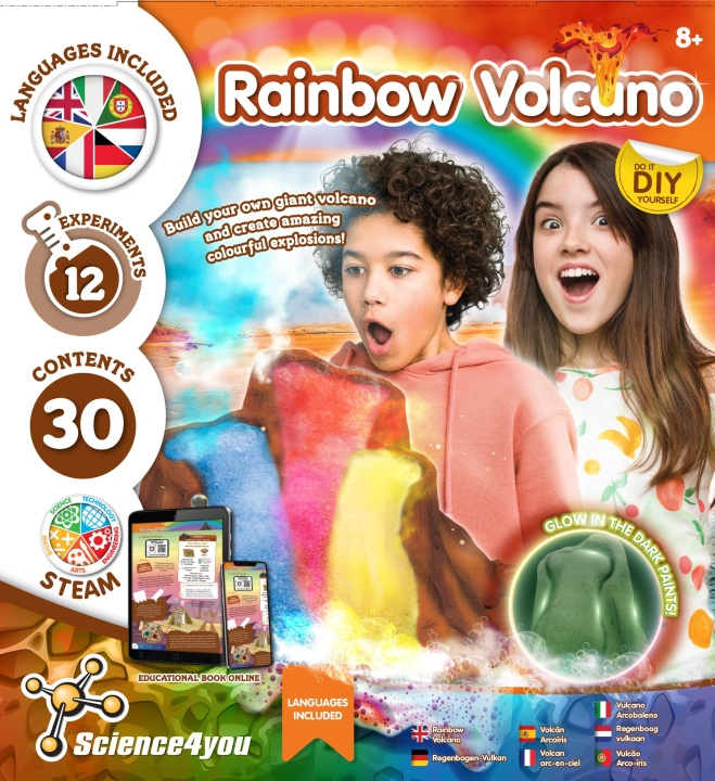 Science4you Rainbow Volcano (40329) i gruppen LEKER, BARN OG BABY / Leker / Eksperiment & DIY hos TP E-commerce Nordic AB (D06536)