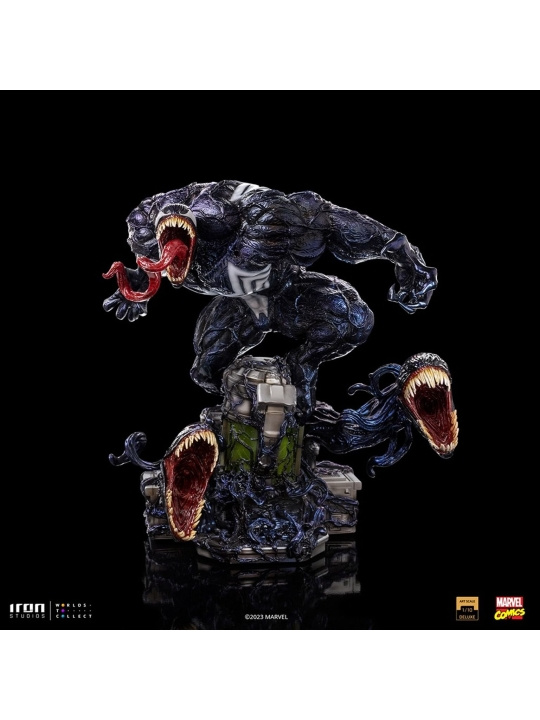 Spiderman Spider-man vs Villains - Venom Deluxe Statue Skala 1/10 i gruppen SPORT, FRITID & HOBBY / Morsomme produkter / Samlerobjekter hos TP E-commerce Nordic AB (D06538)