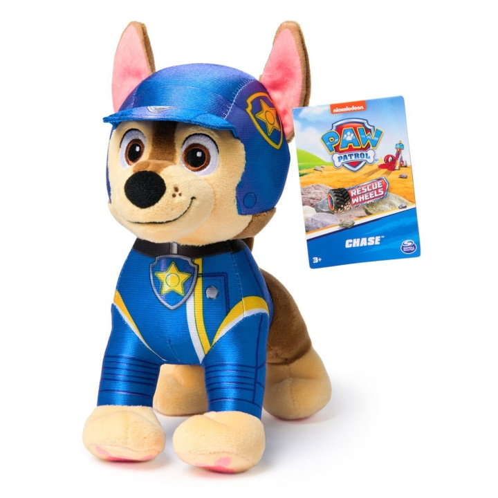 Paw Patrol Rescue Wheels - Basic plysj - Chase (19 cm) i gruppen LEKER, BARN OG BABY / Babyleker (0-3 år) / Kosedyr hos TP E-commerce Nordic AB (D06542)