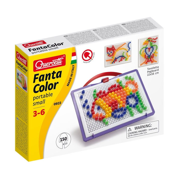 Quercetti Fanta Color Tab 150 stk. - (QU-922) i gruppen SPORT, FRITID & HOBBY / Hobby / Perler / Perleplater & Perler hos TP E-commerce Nordic AB (D06590)