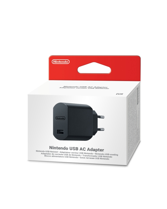 Nintendo USB AC-adapter i gruppen Elektronikk / TV-spill & tilbehør / Nintendo Switch / Tilbehør hos TP E-commerce Nordic AB (D06663)