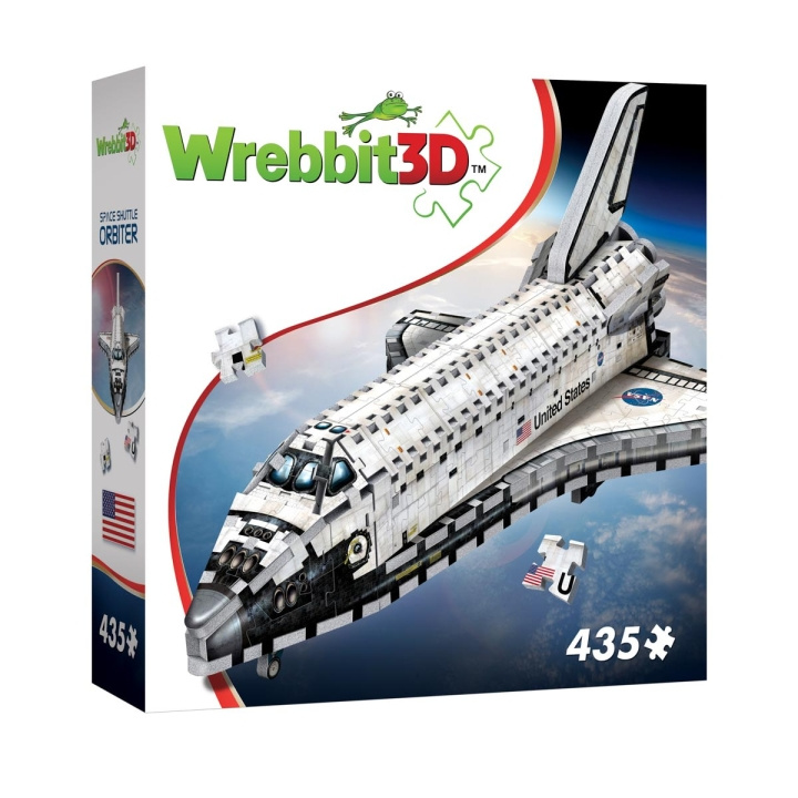 Wrebbit 3D-puslespill - Space Shuttle Orbiter (40970047) i gruppen SPORT, FRITID & HOBBY / Hobby / Puslespill hos TP E-commerce Nordic AB (D06714)