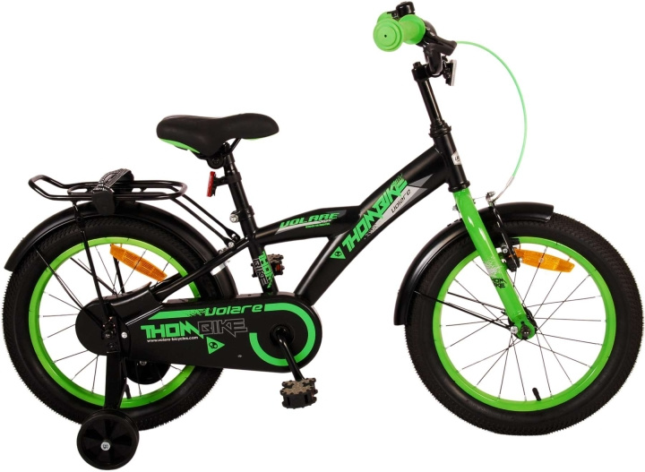 Volare Barnesykkel 16 - Thombike Green (21544) i gruppen LEKER, BARN OG BABY / Uteleker / Sykler & sparkesykler hos TP E-commerce Nordic AB (D06744)