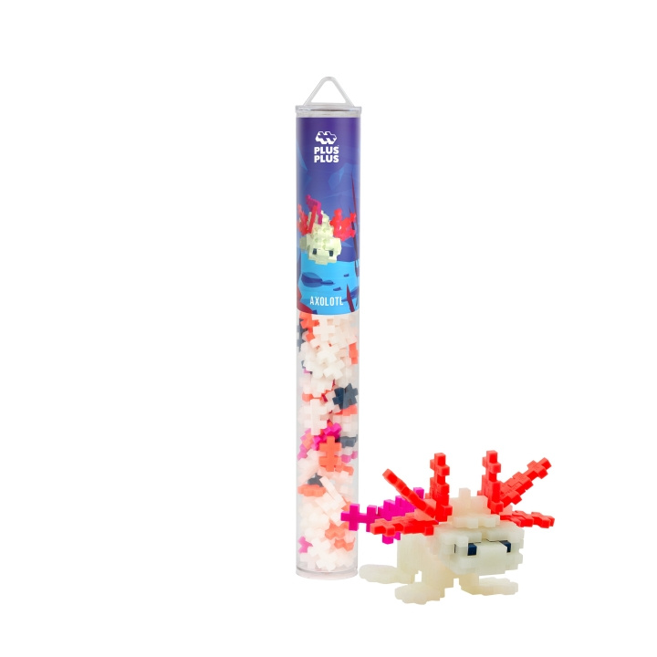 Plus Plus Axolotl / 100 stk Tube (4310) i gruppen LEKER, BARN OG BABY / Leker / Byggeleker / Byggeklosser hos TP E-commerce Nordic AB (D06753)