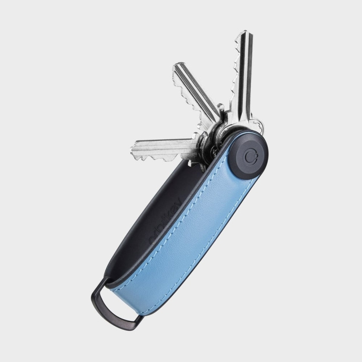 Orbitkey Hybrid nøkkelholder i lær - Lake Blue i gruppen SPORT, FRITID & HOBBY / Morsomme produkter / Smarte produkter hos TP E-commerce Nordic AB (D06804)