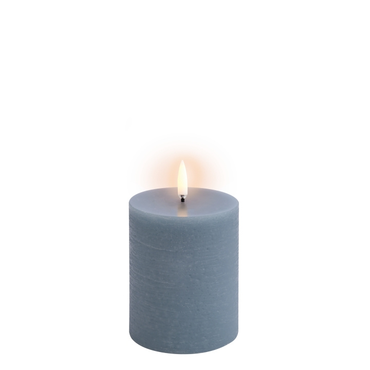 Uyuni LED-søylelys - Hazy blue, Rustic - 7,8x10,1 cm (UL-PI-HB78010) i gruppen Elektronikk / Lys / Annen belysning hos TP E-commerce Nordic AB (D06988)