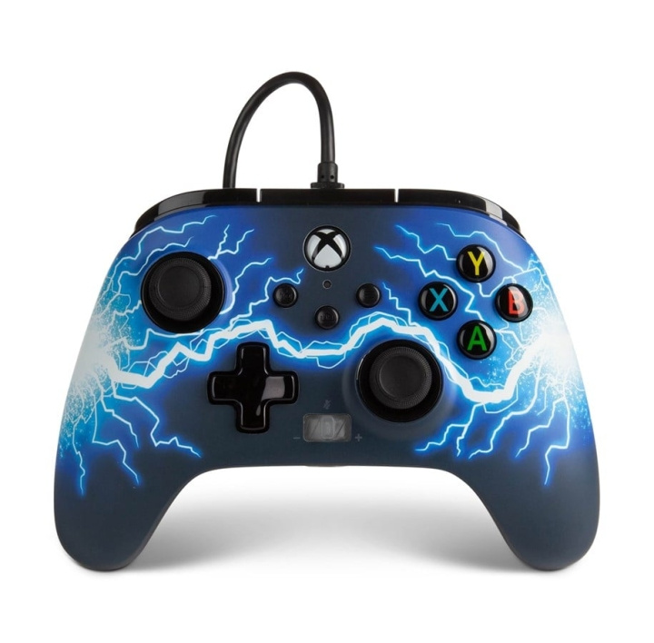 PowerA Forbedret kablet kontroller for Xbox Series X - S - Arc Lightning i gruppen Elektronikk / TV-spill & tilbehør / Xbox Series X / Tilbehør hos TP E-commerce Nordic AB (D06999)