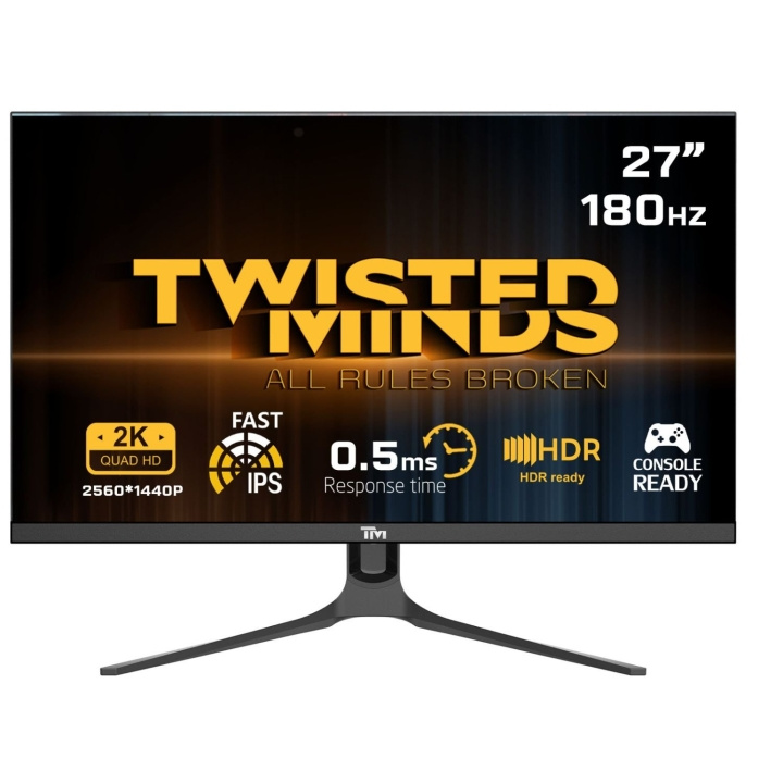 Twisted Minds Blaze Series Flat 27 QHD - 180HZ 0,5MS Fast IPS HDMI 2.1 Gaming Monitor i gruppen Datautstyr / Dataskjerm / Dataskjermer hos TP E-commerce Nordic AB (D07088)