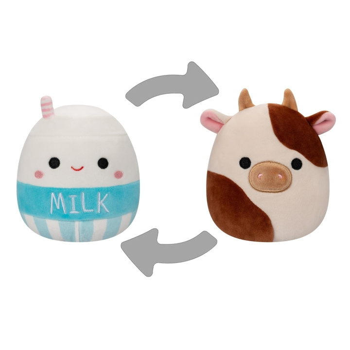 Squishmallows Flip A Mallow 13 cm P17 - Kua Ronnie/Melkekartongen Melly i gruppen LEKER, BARN OG BABY / Babyleker (0-3 år) / Kosedyr hos TP E-commerce Nordic AB (D07101)