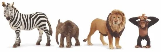 Schleich Wild Life - Afrika Startsett (42721) i gruppen LEKER, BARN OG BABY / Leker / Figurer, miniatyrer og tilbehør hos TP E-commerce Nordic AB (D07188)