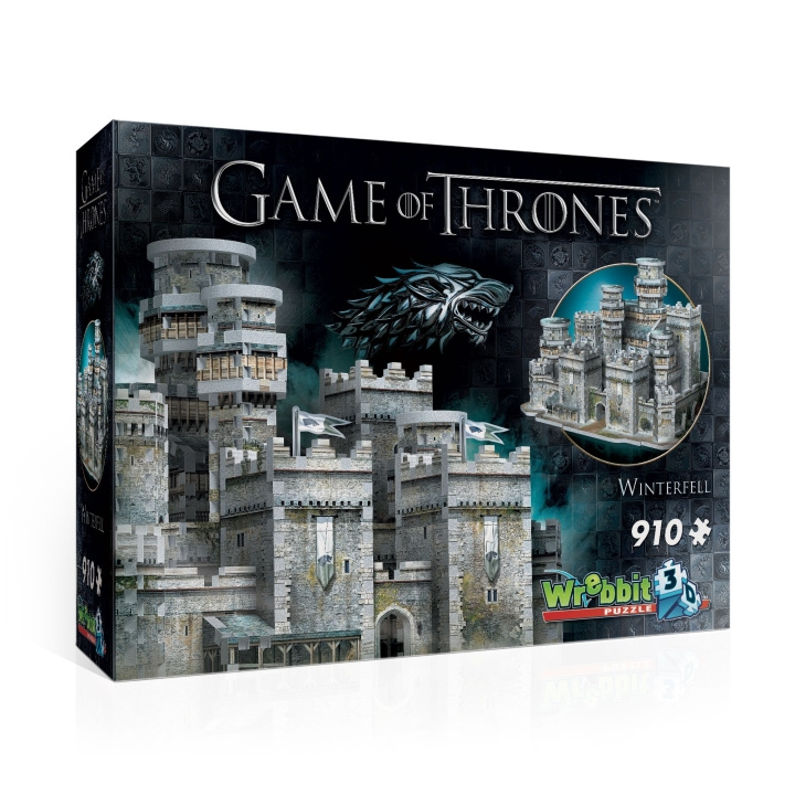 Wrebbit 3D puslespill - Game of Thrones - Winterfell (40970040) i gruppen SPORT, FRITID & HOBBY / Hobby / Puslespill hos TP E-commerce Nordic AB (D07205)