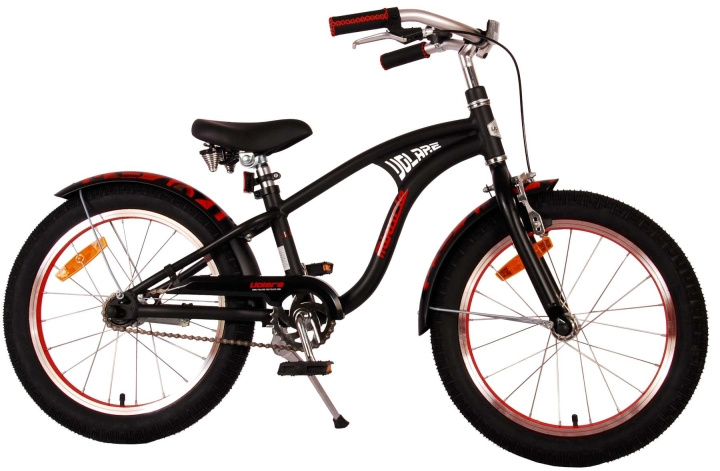 Volare Children\'s Bicycle 18 - Miracle Cruiser Matt Black (21885) i gruppen LEKER, BARN OG BABY / Uteleker / Sykler & sparkesykler hos TP E-commerce Nordic AB (D07221)