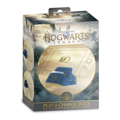 Trade Invaders Harry Potter-Switch-2 i 1-dokk og stativ - Hogwarts Legacy i gruppen Elektronikk / TV-spill & tilbehør / Nintendo Switch / Tilbehør hos TP E-commerce Nordic AB (D07241)