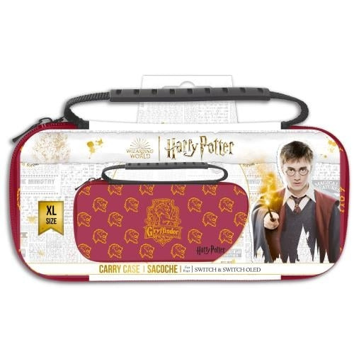 Trade Invaders Harry Potter - XL-etui for Switch og Switch Oled - Rød - Gryffindor i gruppen Elektronikk / TV-spill & tilbehør / Nintendo Switch hos TP E-commerce Nordic AB (D07255)