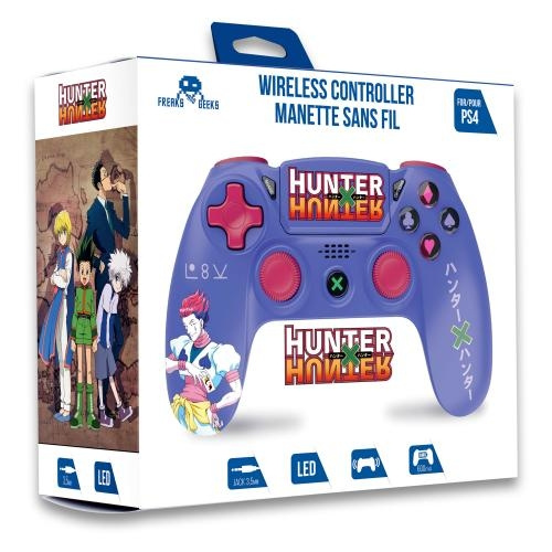 Trade Invaders Hunter x Hunter - Trådløs kontroller for PS4 med 3,5 mm jackstikklås - Lilla - Hisoka i gruppen Elektronikk / TV-spill & tilbehør / Sony PlayStation 4 hos TP E-commerce Nordic AB (D07259)