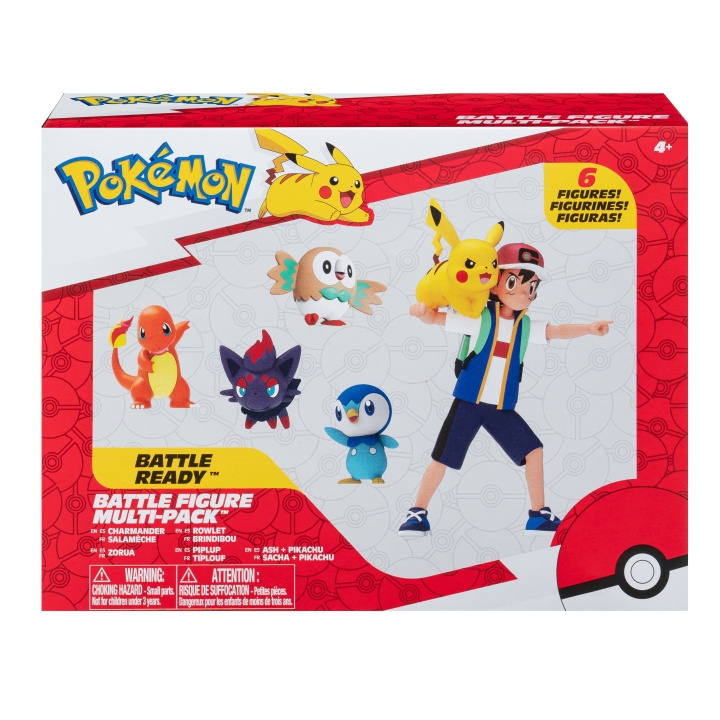 Pokémon Battle Figure Multipack W Feature Figur (PKW3781) i gruppen LEKER, BARN OG BABY / Leker / Figurer, miniatyrer og tilbehør hos TP E-commerce Nordic AB (D07280)